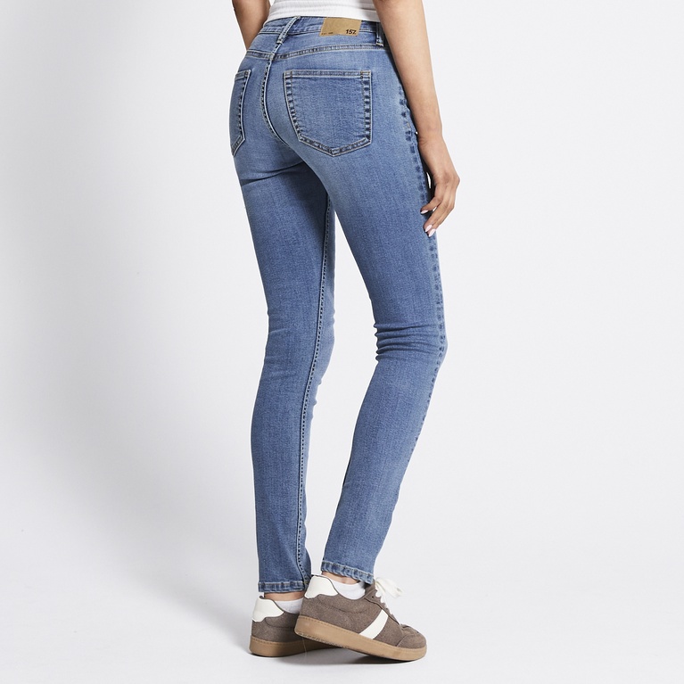Mid waist skinny jeans "Skinny" Blue Used